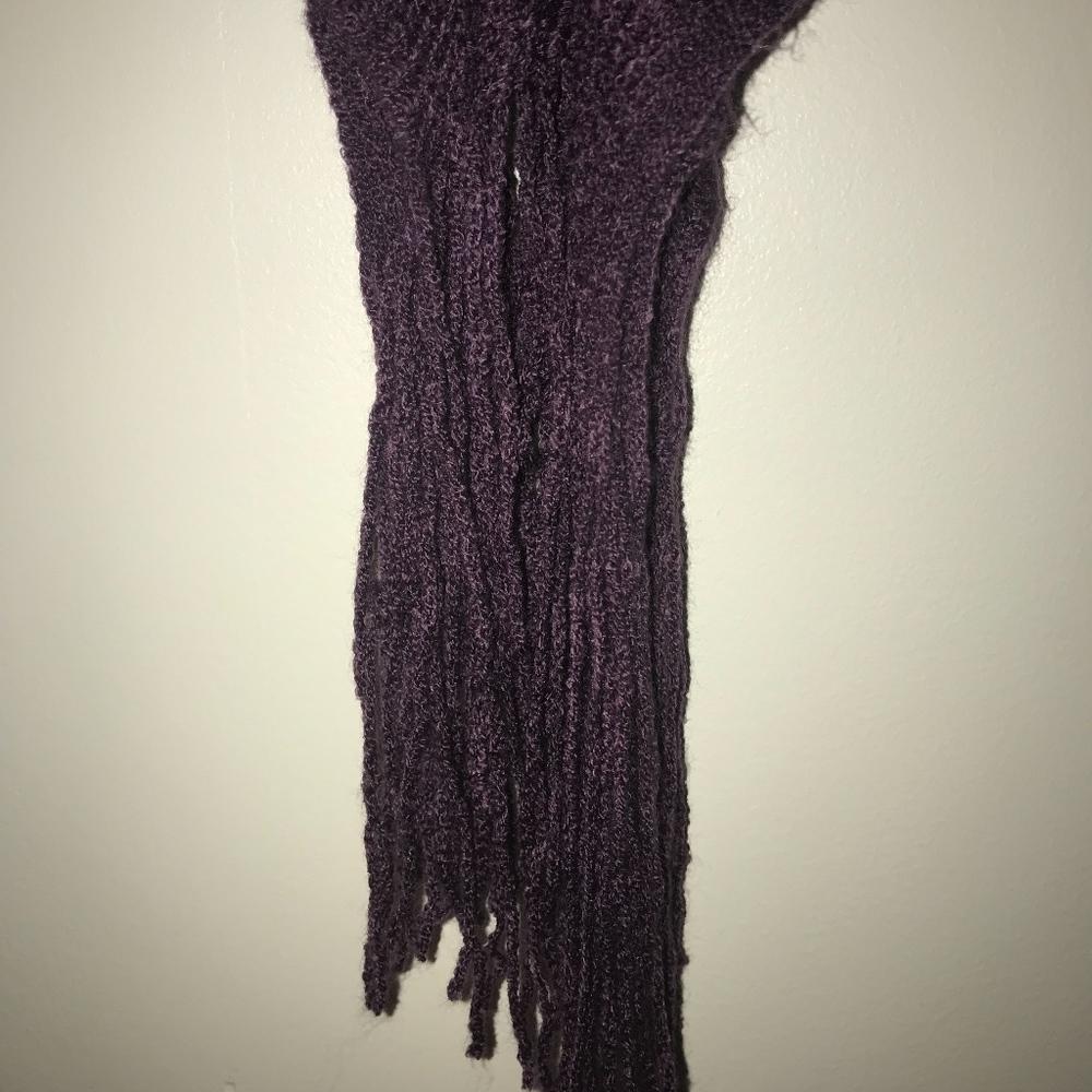 Purple Ruffle Scarf - Picture 5 of 5